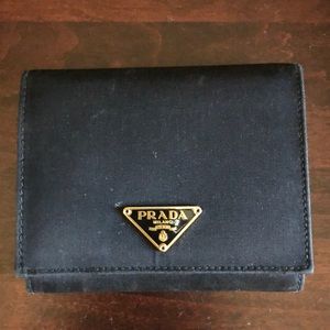 Prada trifold wallet
